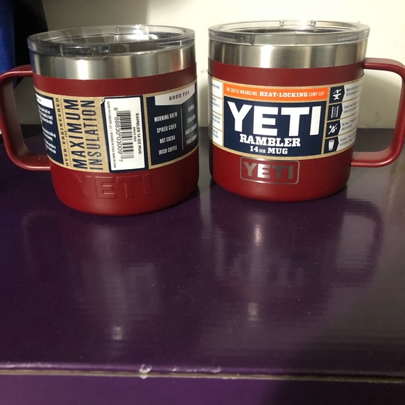 Yeti Rambler mugs